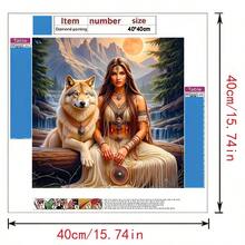 1 Set Kerajinan Tangan 5D DIY Diamond Painting Kit, Cocok untuk Dekorasi Rumah, Kamar Tidur, Pintu Masuk, Ruang Belajar, Kamar Mandi, Seni Dinding Kanvas, Hadiah Liburan - View 13
