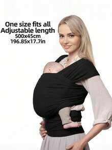 Portabebés ergonómico y transpirable de alta calidad, funda portátil para bebé - Multicolor - Ver 2