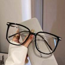 LOVE  Series Blue Light Glasses Woman, Oversize Light Weight Fashion Computer Glasses On Office Reduce Eye Strain Anti Migraine Working Reading Computer , TV Glasses, Stylish Square Frame, Anti Leopard Small Face Square Reduce Eye Fatigue On Computers, TVs, Phones, And Games, Suitable Reading/Computer Reading Lense Screen Protector Plain Glasses Lens Glasses,Blue Light Glasses Woman Men Safety Glasses Glasses Computer Gaming Glasses Women Cute Light Weight Red Frame Oversized Non Prescription Small Face Square Eye Reduce Eye Fatigue On Computers, TVs, Phones, And Games, Suitable Computer Lense Screen Protector Plain Glasses Lens Glasses Blue Light Light Blocking Glasses Women Men Light Glasses Glasses Women 99 Blue Light Glasses ForWoman - màu đen - Xem 7