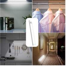 HBOWMDJIA 12pcs Motion Sensor Cabinet Lights, 3 Color Temperatures, Undercounter Closet Lighting, Dimmable Wireless Magnetic USB Rechargeable Kitchen Night Lights, Battery Powered Lights For Wardrobes Cabinets Stairs Hallway Shelves Foyer Kitchen Dresser - Đèn tủ - Xem 7