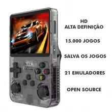 R36S Portable Console + 15,000 Games, 64GB Linux Video Game, 3.5 Inch IPS Screen - 查看 3
