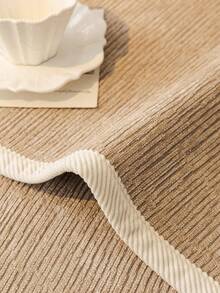 1件装柔软雪尼尔沙发垫套，四季通用沙发座垫保护套，现代简约防滑沙发垫，防尘可水洗沙发套，卡其色清新柔软，宠物友好，适用于L型沙发和1/2/3/4人沙发 - 卡其色 - 查看 10