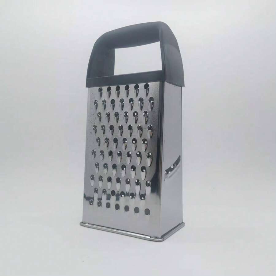 Máy thái đa năng bằng thép không gỉ 9 inch, thiết kế tay cầm chống trượt tiện dụng, có thể dễ dàng thái khoai tây, dưa chuột, cà rốt, sô cô la, bào và thái sợi, dụng cụ nhà bếp đa năng. - màu đen - Xem 1