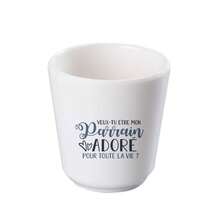 1 Melamine Water Cup, Capacity About 210ML, Printed Water Cup, Printed Ceramic Cup, Printed Tea Cup,Thanks Best Idea Gifts - White - View 27