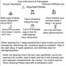 色彩鲜艳的镂空花朵项链，女士夏季珠宝礼物 - 玫紅色 - 查看 6