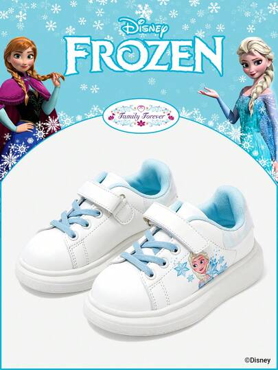 Disney Authorized collaboration with Frozen | A pair of  children's sports shoes, including  Princess sports shoes, Anna Princess sports shoes, and Arendelle Princess sports shoes, supitable for daily out sports, sidables, sueduitable for outekstable, san sports shoes, superitable for didables, sports shoes, superitable for didables, sports shoes, superitable for didables. wear-resistant, and breathable to the soles of the feet (children's sports shoes, children's shoes, girls' shoes, girls' shoes)