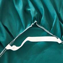 1pc Ruffled Soft Brushed Bed Skirt (Pillow Case Not Included) - Dark Green - View 7