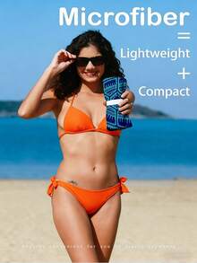 Portable Lightweight Beach Towel, Easy To Store, Essential For Beach Vacation - Multicolor - View 5
