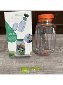 1 pièce Boîte à salade, grande capacité, étanche, boîte à salade verticale à ouverture latérale étanche et à couches, avec récipient à assaisonnement intégré, réutilisable, boîte à lunch portable, convient pour le bureau, le pique-nique et les voyages. Nécessités domestiques et quotidiennes, fournitures de cuisine et de salle à manger. Pratique et commode - Multicolore - Voir 13
