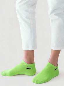 1/5/10/20 双装 男士多色春夏秋季短袜，休闲运动踝袜，舒适轻便休闲袜 - 彩色 - 查看 6