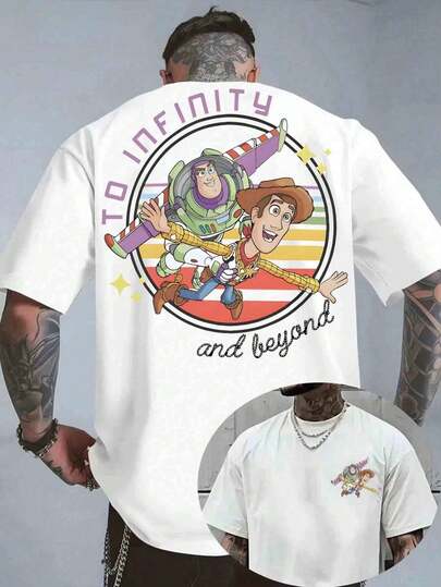  Disney American Retro Prince Purple RainLocalThemed Tee, Classic Motorcycle Scene Print CasualBreathable Loose Top