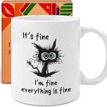 你叫谁傻瓜？趣味健身爱好者陶瓷马克杯，送给爸爸、兄弟、丈夫、男友、妻子、女友 - 彩色 - 查看 6