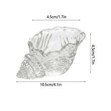 1/2/3个贝壳烛台，海洋主题海岸香薰烛台，乡村风格装饰，适用于婚礼、餐桌、家居、乔迁礼物、海滩酒吧 - A-透明 - 查看 4