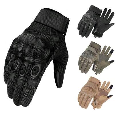 1 双摩托车手套 骑行手套 PU 全指手套 触屏防护装备 赛车骑行摩托车手套 户外运动防护 摩托车手套 骑行配件 骑行必备 男女通用 骑行礼物