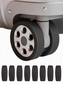 4pcs/8pcs/16pcs Luggage Wheel Protective Cover, Office Chair Wheel Silent Protective Cover, Luggage Wheel Silicone Protective Cover, Chair Shock Absorbing Silent Protective Cover, Noise Reduction Silent Wheel Protective Cover, Suitable For Most Luggage, Essential For Travel And Office - Multicolor - View 27
