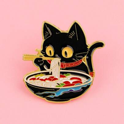 “别回头，你不会走那条路”珐琅胸针/翻领别针/徽章/背包别针/女士胸针/服装礼物/珠宝/时尚配饰