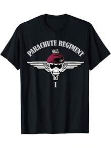 Women-Shirt Tshirt Parachute Regiment-Shirt 1st Battalion (1 PARA)-Shirt - Black - View 6