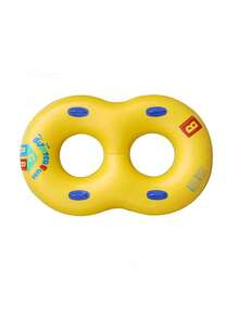 1pc Thick 8-Shaped Inflatable Swimming Ring, Adult Floating Circle, PVC Buoy Underarm Thickened Swim Ring - Multicolor - View 9