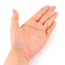 1 buah Kalung Liontin Huruf Berbentuk Hati dari Kristal Buatan Minimalis Baru, Rantai Stainless Steel Emas untuk Wanita - Baja tahan karat emas - View 3