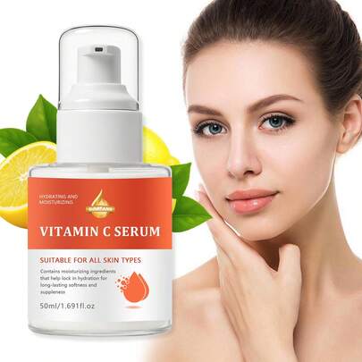 SUMIFANG 高浓度维生素C精华液，可淡化痘印，提亮肤色，温和修护面部肌肤，淡化肤色不均，改善暗沉，补水保湿，抵御外界损伤，延缓肌肤粗糙暗沉，令肌肤柔滑细腻。