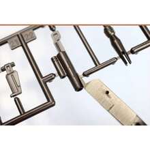 Kéo mô hình thép carbon siêu mỏng một lưỡi, kìm bơm nước lắp ráp mô hình quân sự, dụng cụ mô hình - màu vàng - Xem 4