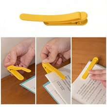Silicone Automatic Page Marker, Minimalist Style Bookmark, Portable Reading Tracking Tool - Multicolor - View 4