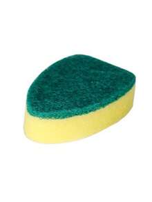 Heavy Duty Dish Scrubber, Non-Scratch Kitchen Sink Sponge, Detachable Handle Dishwashing Brush With Liquid Soap Sponge, Strong Cleaning Scrub Brush - Multicolor - View 12