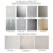 Kitchen Hanging Hook Rack, Adhesive Wall Mount Movable Utensil Pot Spatula Spoon Storage Organizer - Multicolor - View 10