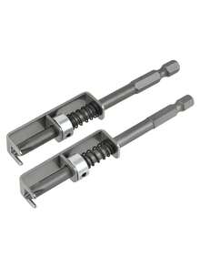 Two Spring-Loaded Screwdriver Bit Holders, Spring-Loaded Screwdriver Bit Retainers, One-Handed Operation With Ergonomic Locking System. - Fixing Screw Clip - View 13