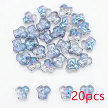 20颗12毫米T恤形状玻璃珠，可爱吊坠，适用于DIY珠宝、手机挂饰、钥匙扣和其他串珠项目 - 12mmT卹 - 查看 22