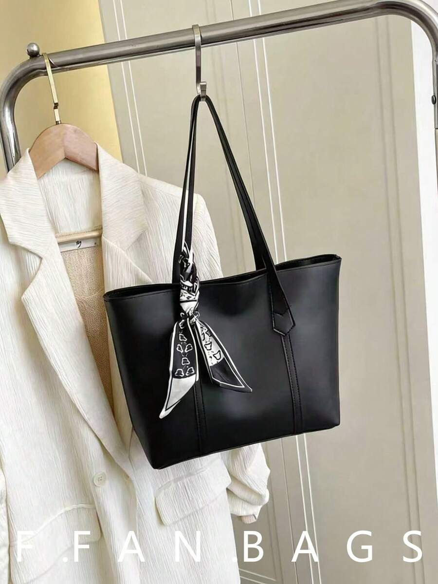Bolso de mano versátil y de moda para el uso diario - Negro - Ver 1