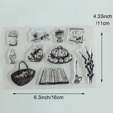 Easter Bunny, Eggs, Bird Nest Transparent Stamps, Scrapbooking & Card Making DIY Decorative Materials, Basket, Tulips, Handmade Card Decorations - Easter - View 20