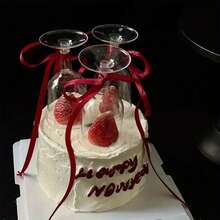 1 pieza Vaso con pie de alta calidad, diseño minimalista a rayas, gran capacidad, resistente al calor y al frío, adecuado para cocina, restaurante, café, jugo y diversas bebidas - transparente - Ver 3