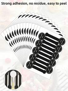 100pcs Thank You Long Seal Stickers, Pudding Bottle Stickers, Baking Box Label Stickers, Baking, Handicrafts - Suitable For Baking And Baking Enthusiasts! - Multicolor - View 5