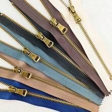 4pcs Random Color #5 Metal Zipper, Antique Bronze Teeth, Titanium Alloy, Suitable For Bags, Leather Goods, Handbags, DIY Sewing And Crafts, Nylon Lamp Shade, Long Lamp Shade, Detachable Lamp Shade, Invisible Lamp Shade, Black DIY Sewing Tools - 4 Pcs Random Colors - View 6