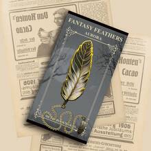 1pc Elegant Feather Design Metal Bookmark, Stationery Gift, School Supplies, Back To School Season - Multicolor - View 15