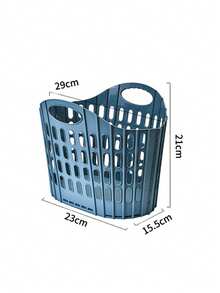 带提手的可折叠洗衣篮，大容量衣物收纳篮，也可作毛绒玩具收纳架，卧室/洗衣房用可折叠脏衣篮，节省空间的壁挂式收纳容器 - 非常适合大学生、妈妈、小户型公寓（母亲节/返校季） - 彩色 - 查看 19