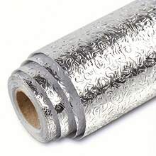 1 Roll Kitchen Backsplash Stickers, 16ft/10ft/3ft , Self Adhesive Drawer Liner Peel And Stick Foil Wallpaper Cabinets Shelf Sticker - View 9