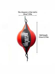 Bóng tập đấm tốc độ hai đầu, tăng cường phản xạ và phối hợp tay mắt, bóng tập phản xạ treo dùng trong luyện tập đấm bốc, phù hợp cho tập luyện MMA và tập luyện tại nhà, bao đấm bằng da, dụng cụ tập thể dục đấm bốc. - Nhiều màu - Xem 8