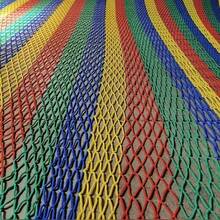 Red de cuerda de advertencia de alta resistencia de color, red de protección contra caídas para escaleras y balcones, red de protección contra caídas para patios al aire libre, red plana de protección contra caídas para construcción, equipo de protección duradero, fácil instalación, adecuada tanto para uso doméstico como comercial. - Multicolor - Ver 10