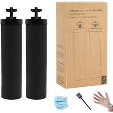 BB9-2 Water Filter Replacement For Berkey Water Purification System. NSF Certified Carbon Filter For Berkey Water Filter Replacement,For Big Berkey Water Gravity Filter,2 Pack - 查看 1
