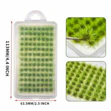 60pcs/140pcs Static Grass Tufts Model Train Landscape Garden Decor Diorama Set - As Photos - View 22