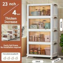 5 Layer 180gal Large Black Plastic Storage Bins With Lids, Closet Organizers And Storage, Living Room Set Furniture Foldable Pantry Organizers And Storage, Plastic Storage Cabinet, Stackable Organizer For Closet, Collapsible Storage Boxes For Home, Office, Dorm Room, Black Room Decor Aesthetic Vintage Decor, Travel Must Haves Storage Containers Office Supplies Bathroom Organization And Storage, Closet Organizer Outdoor Furniture Bedroom Furniture Office Decor, Organization And Storage Decorations For Your Room Closet Organization And Storage Room Decoration Kitchen Organization And Storage Home Essentials Room Accessories Home Decor Bathroom Decor Bedroom Decor Room Decoration Stuff Kitchen Decor Travel Accessories House Decor Outdoor Decor Living Room Decor Bathroom Accessories Jewelry Organiser Bathroom Organizer Storage Organizer Decoración Para Cuarto Travel Essentials Makeup Organizer - 白色 - 查看 14