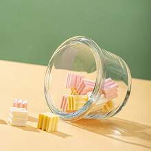 130ml Airtight Glass Food Storage Container | 1/3 Packs | Leakproof Snap Lock Lid For Meal Prep, Food & Snacks - Multicolor - View 3