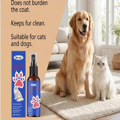 EelJoy宠物毛发柔顺喷雾，保湿清爽，令猫狗毛发柔顺亮泽，香味持久清新，猫狗美容护理