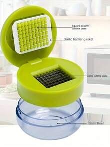 1pc Manual Garlic Press And Grinder - Multifunctional Kitchen Tool For Mincing, Slicing And Grinding, Suitable For Home, Restaurant, Outdoor And Food Truck Use, Portable Handheld Design, Plastic And Garlic Clove Grinder, Kitchen Gadget, Cooking Supplies, Travel And Outdoor Essentials, Easy To Carry, Home Decor, Back To School, Gift For Her, Gift For Him - Multicolor - View 9