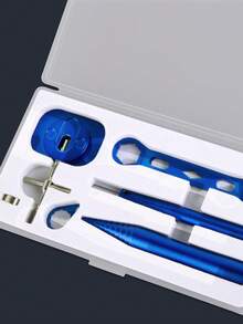 BILLINGS 渔线轮维护工具套装 - 轴承销拆卸器、线杯拆卸扳手、铝合金维修套件，适用于纺车轮和鼓式渔线轮的维护 - 彩色 - 查看 2