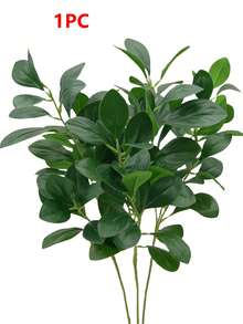 1/2/3/4pcs 27.6 Inch Artificial Eucalyptus Leaves, Faux Eucalyptus Branches For DIY Floral Wall, Scene Decoration, Living Room Bedroom Vase Flower Arrangement, Wedding, Party, Tabletop Decor. Suitable For Autumn/Winter Decor, Home, Kitchen, Wedding, Dining Table, Centerpiece, Office, Garden, Outdoor Decoration. - Green - View 8