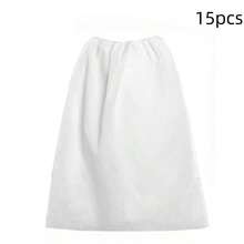 5件装一次性SPA浴袍无纺布浴巾一次性SPA浴袍浴袍桑拿浴裙排汗蒸汽浴 - 白色 - 查看 7