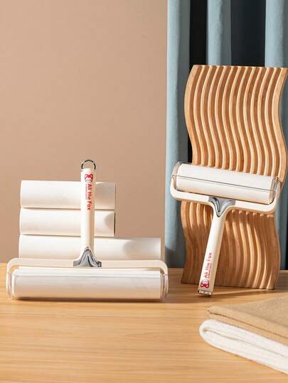 1 chiếc chổi lăn dính Ali the Fox dùng trong gia đình, có thể xé rời, dùng để làm sạch lông thú cưng và bụi bẩn trên quần áo, kích thước nhỏ gọn, thích hợp mang theo khi đi du lịch, làm quà tặng, vệ sinh đồ nội thất, ghế xe hơi.